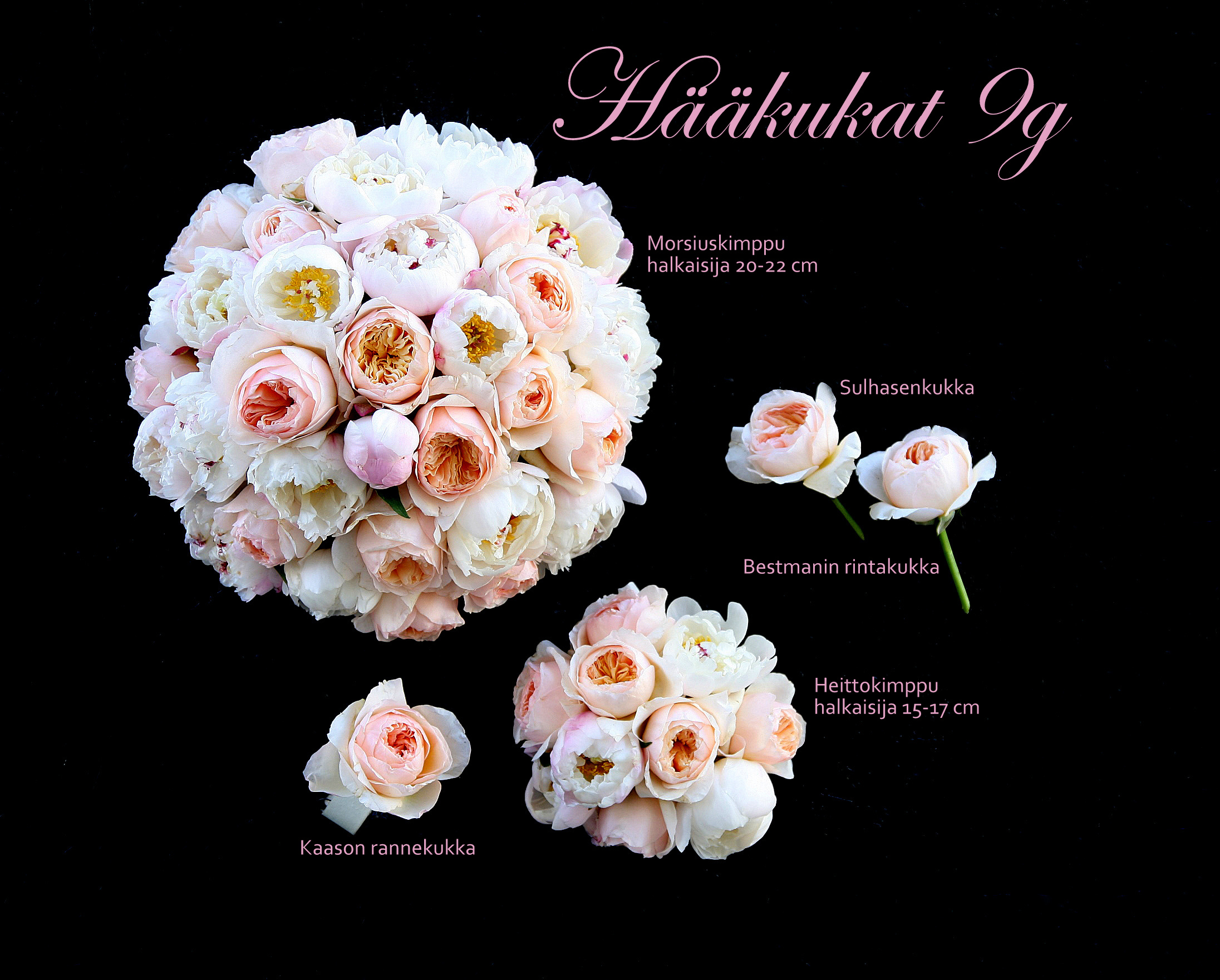 Hääkukat 9g